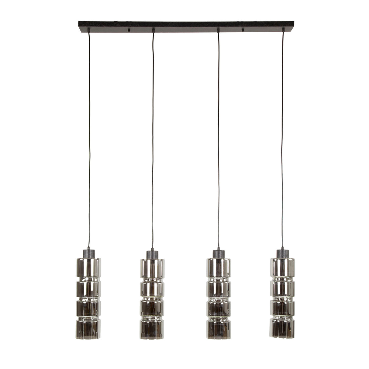 Floor lamp kik 3-lights kicked cylinder glass