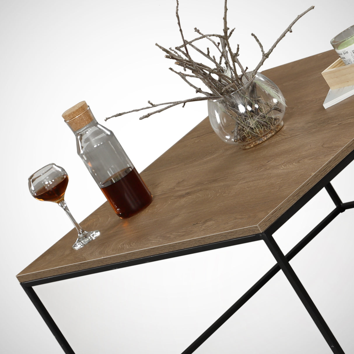 Square Coffee Table 75x75 cm Pola - Wood Melamine