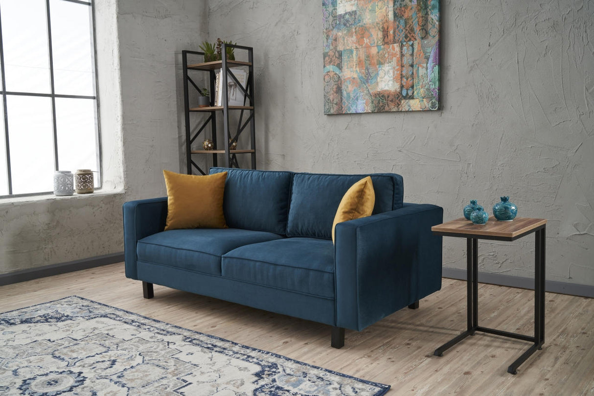 2-seater Sofa Kale Marine Blue