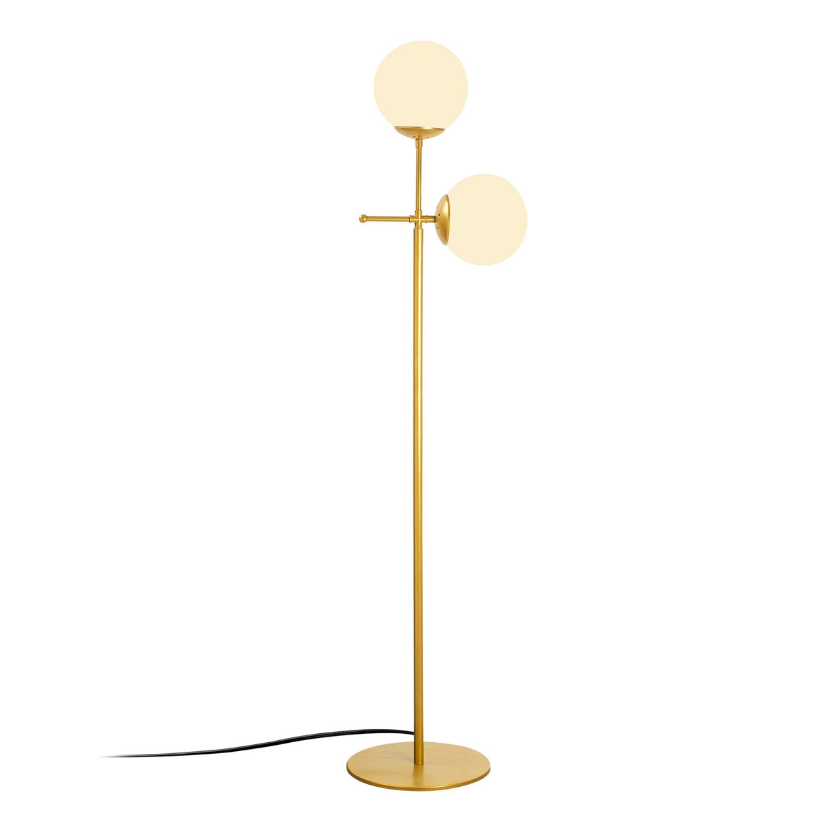 Floor lamp Gold Glass Perla