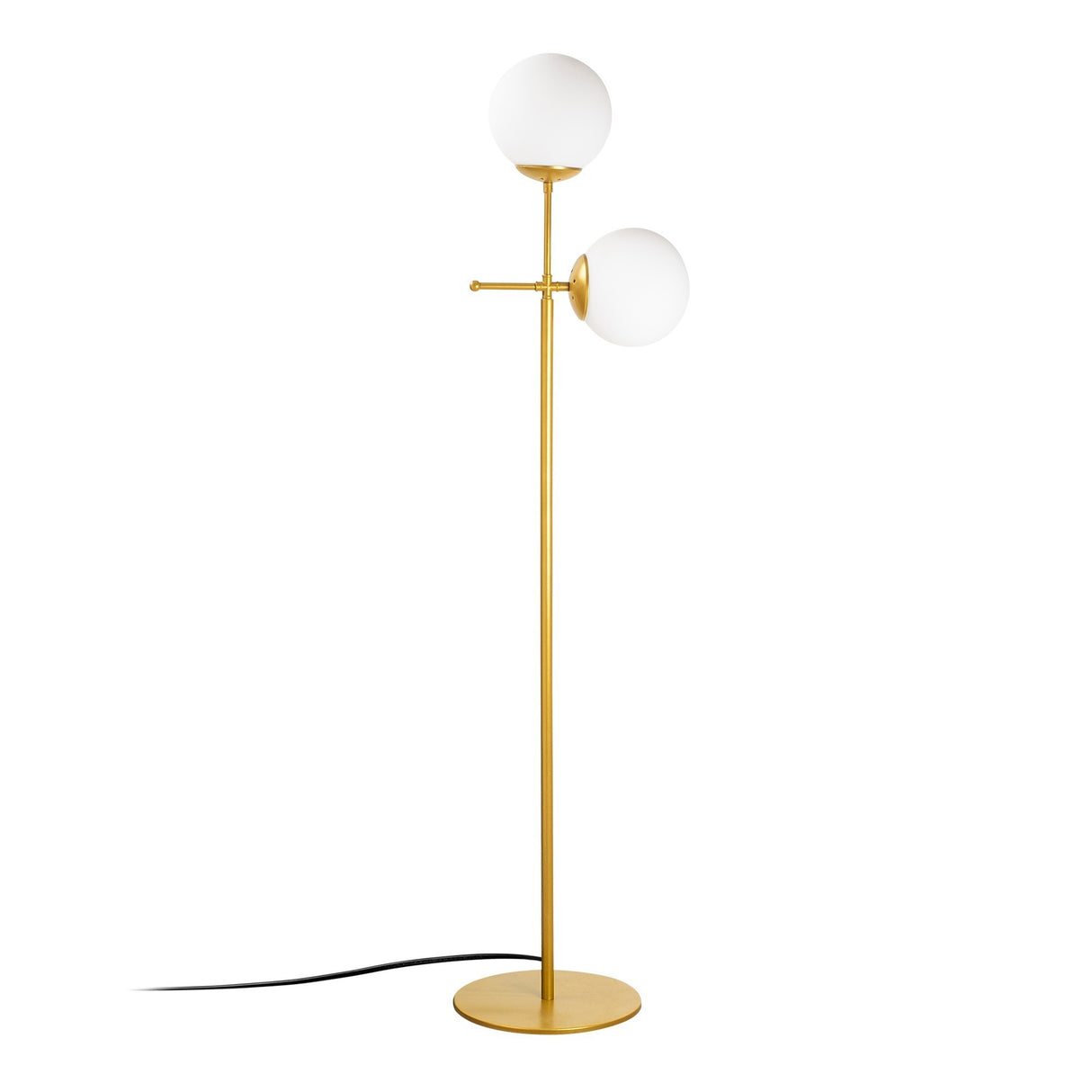 Floor lamp Gold Glass Perla