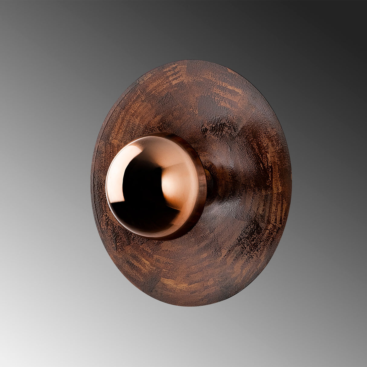 Copper-colored Wall Lamp 38 cm Metal Elevate