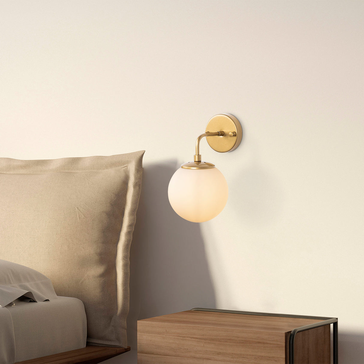 Wall lamp Gold Glass Elio