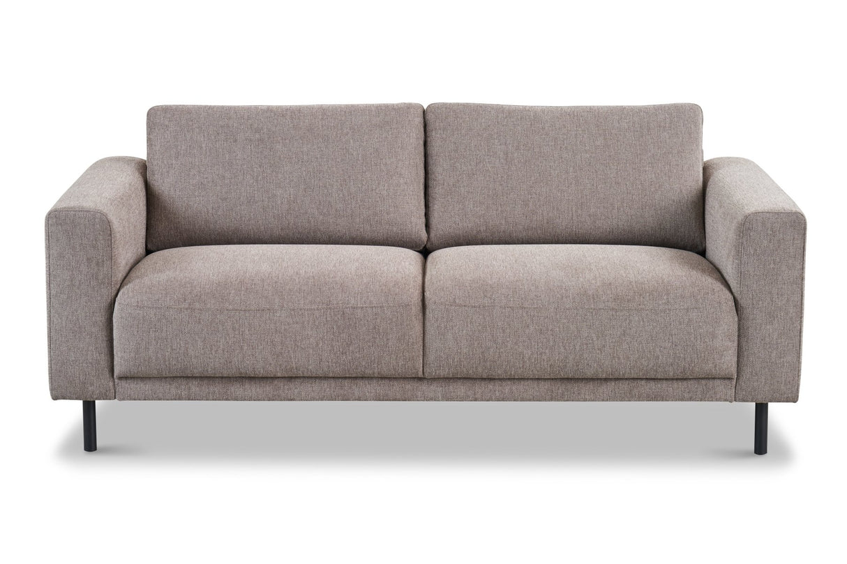 Modern 2.5-seater Taupe Fabric Sofa Aniko 183x90x78 cm
