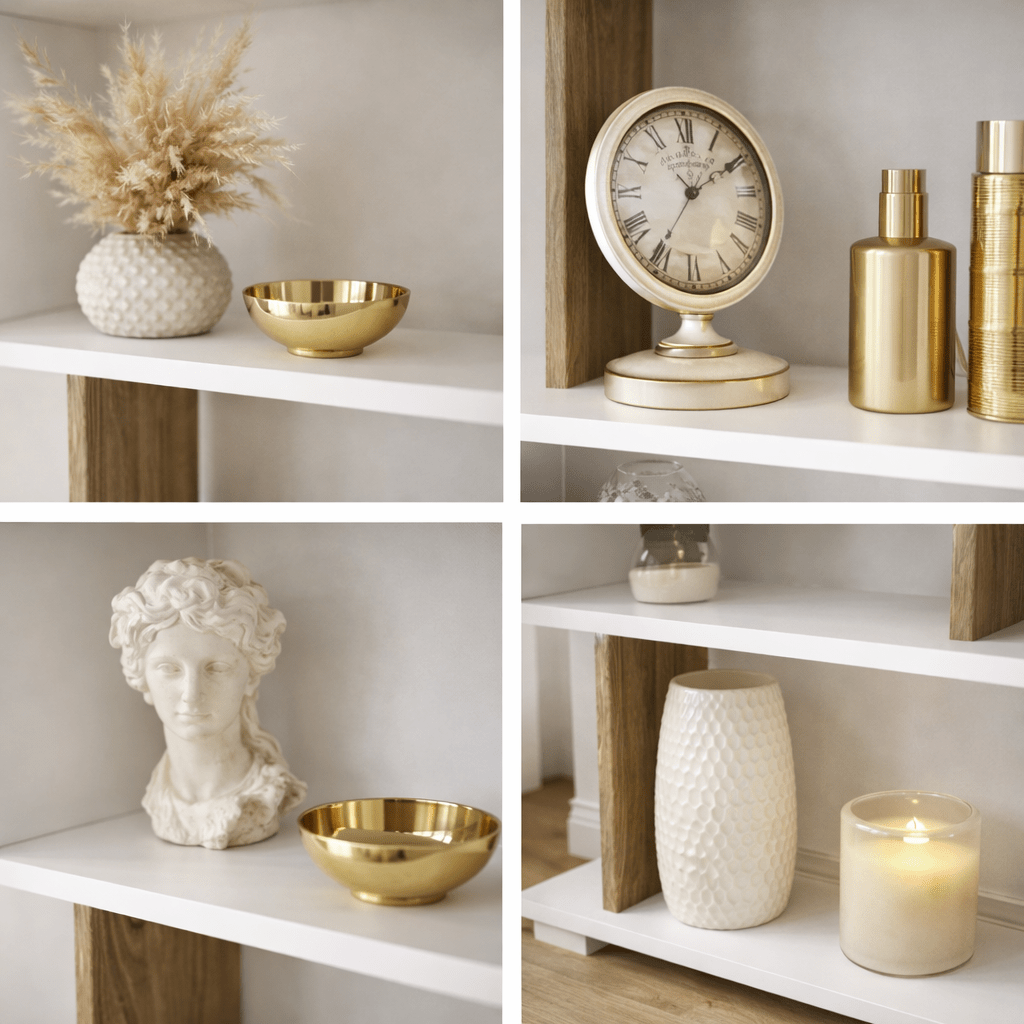 Bookcase block white walnut melamine 60x165x19.5 cm