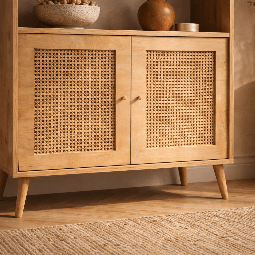 Bookshelf Hazeran Oak Beech Wood 40x90x158 cm