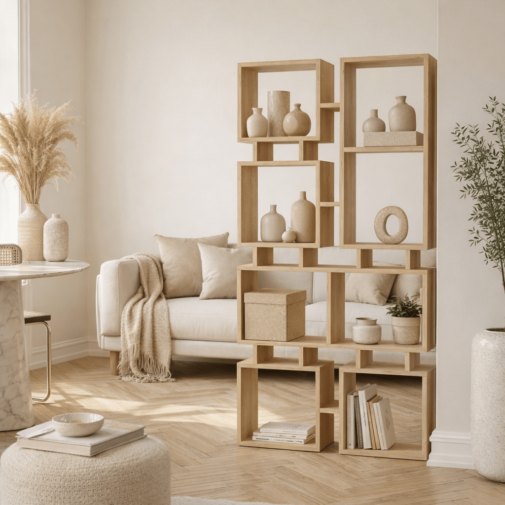 Bookcase Rail Oak Melamine 79x166.5x24 cm