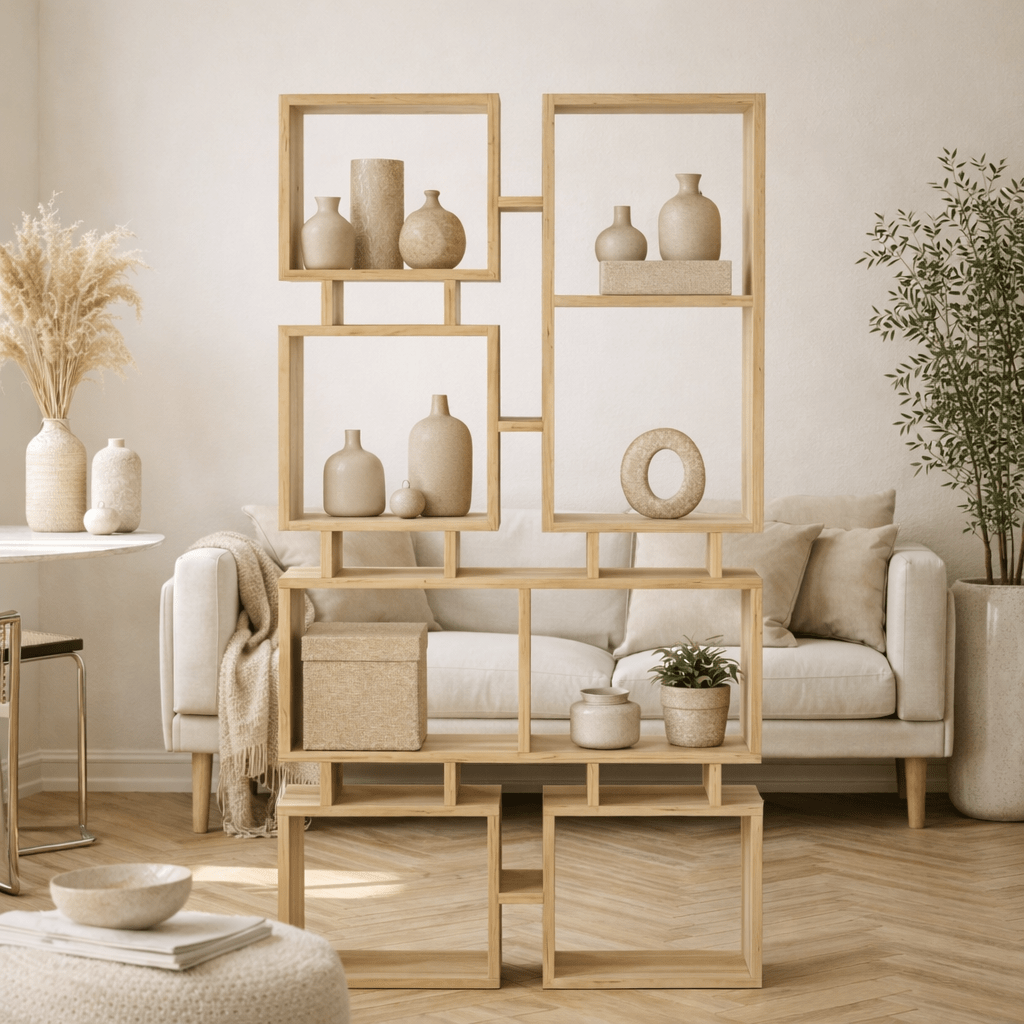 Bookcase Rail Oak Melamine 79x166.5x24 cm