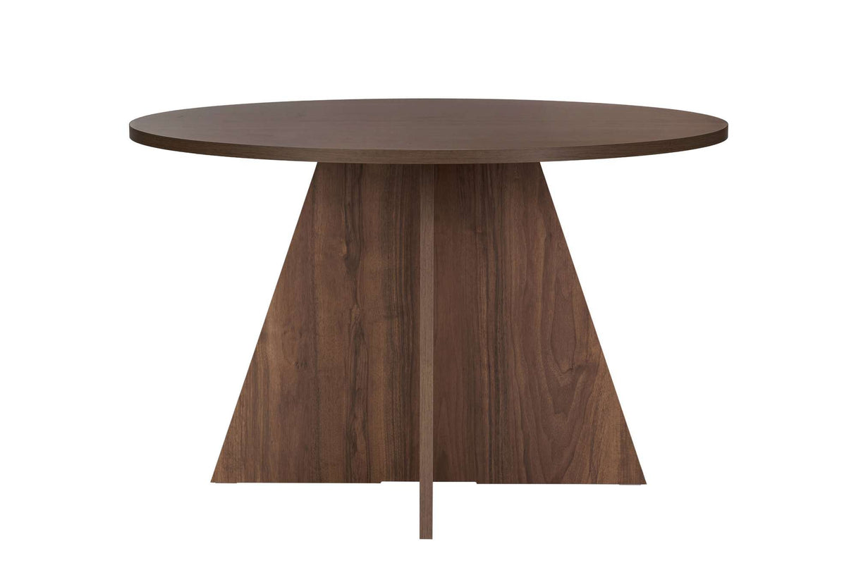 Eettafels - Eetkamertafel rond Walnoot - 120 cm - Mary - Dimehouse