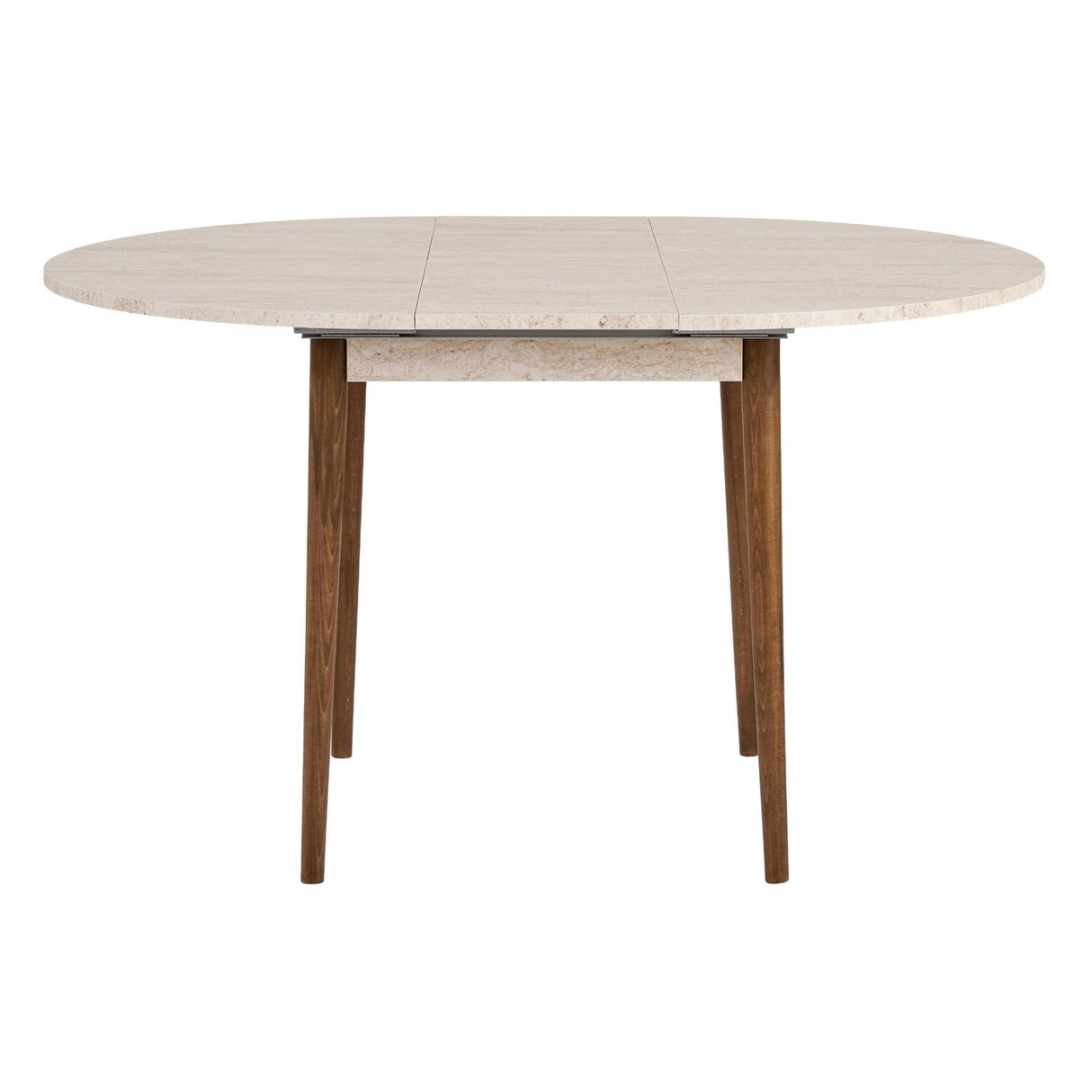 Rectangular Walnut Melamine Dining Table 180x89.5x75 cm - Linova