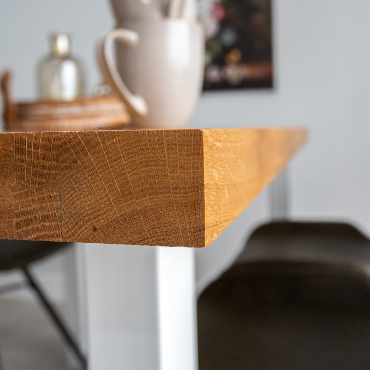 Dining Table Rover Oak U-leg White