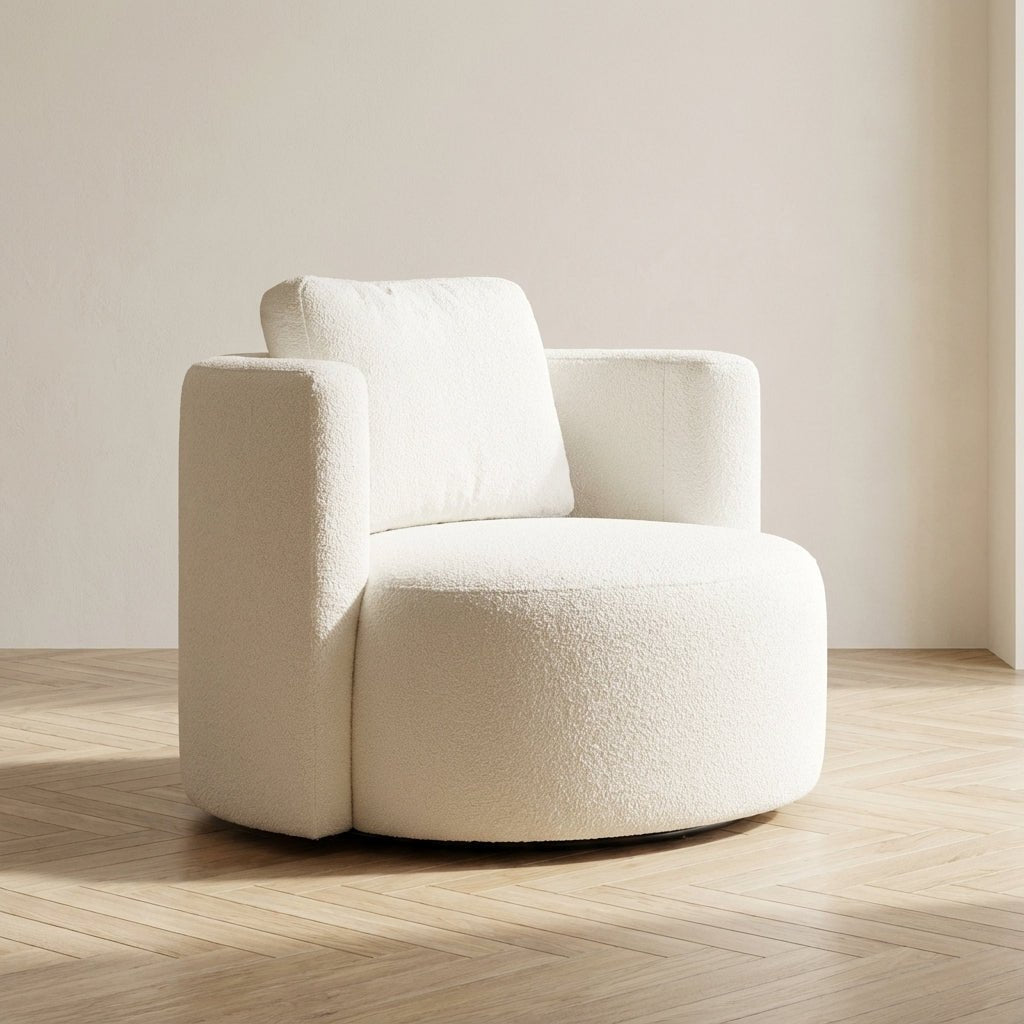 Armchair Asos Cream atmospheric photo in a modern interior