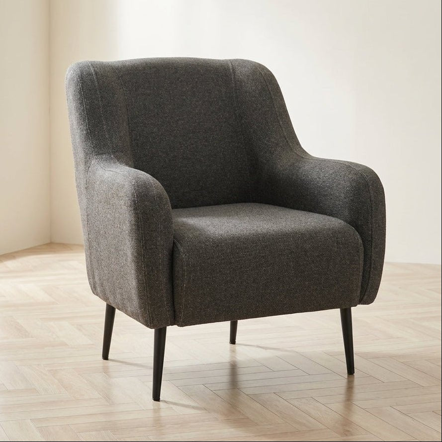 Armchair Revos Anthracite atmospheric photo in a modern interior