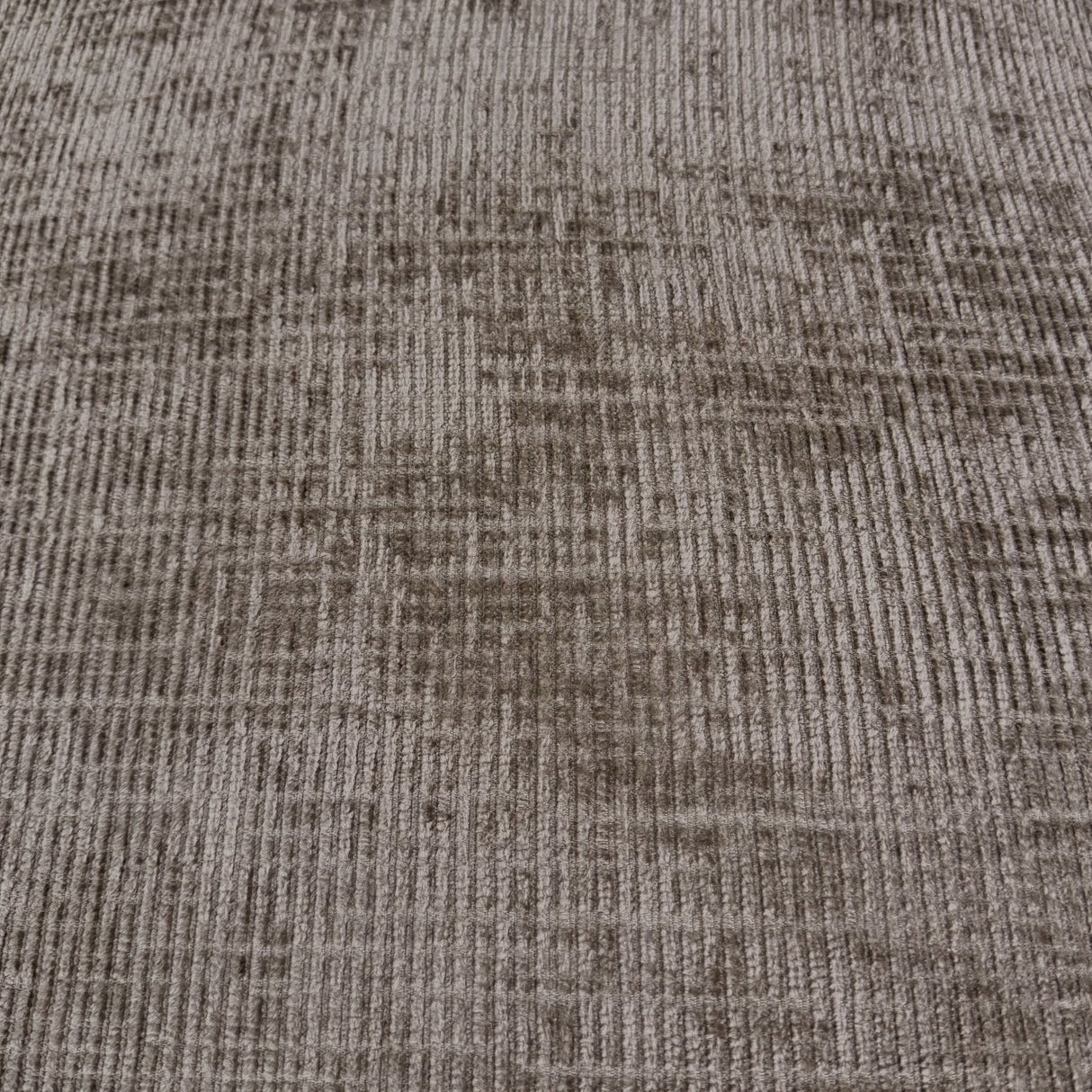 Banken - Hoekbank met chaise longue taupe chenille stof Manon - rechts - Dimehouse
