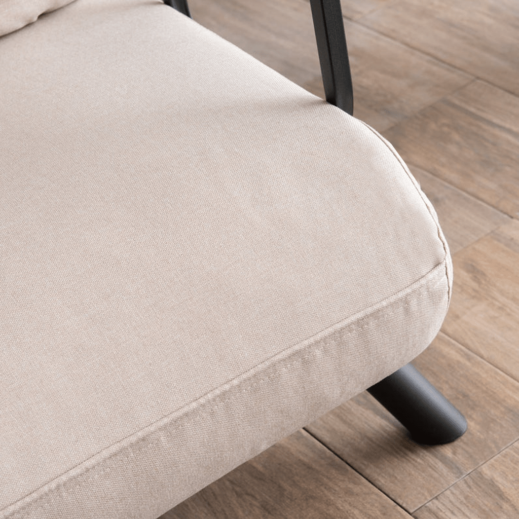 2-seater Sofa Bed Sando Fabric Cream