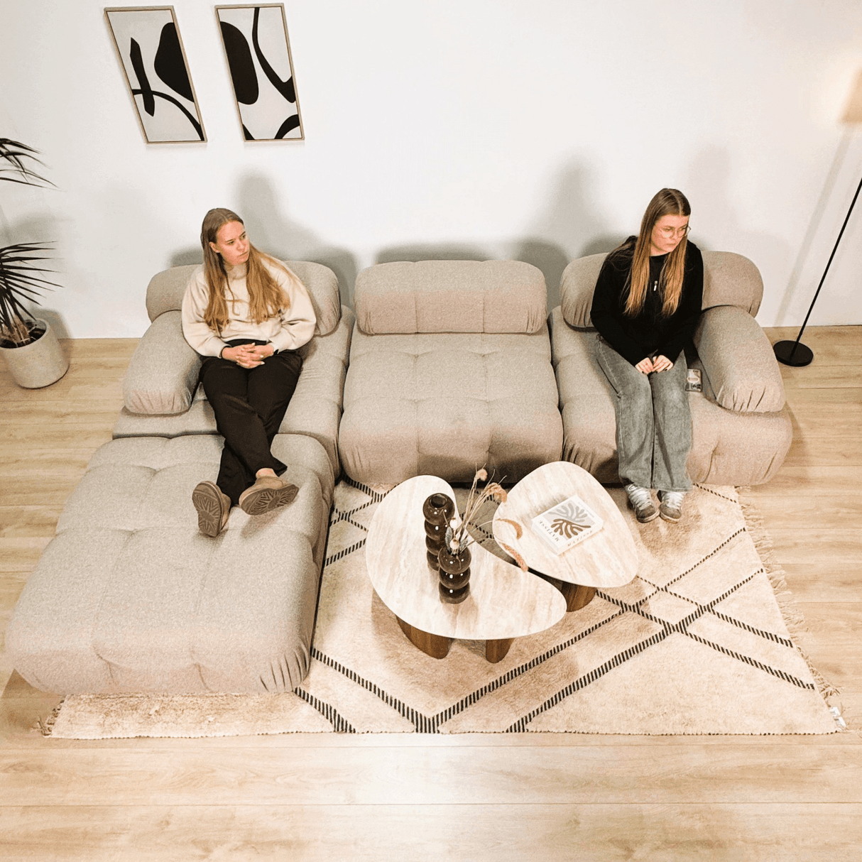 Modular Bank 3-seater Doblo Beige