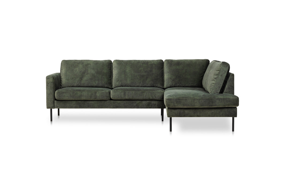 Sofa Gaya DeGeBe Green Fabric White photo front view