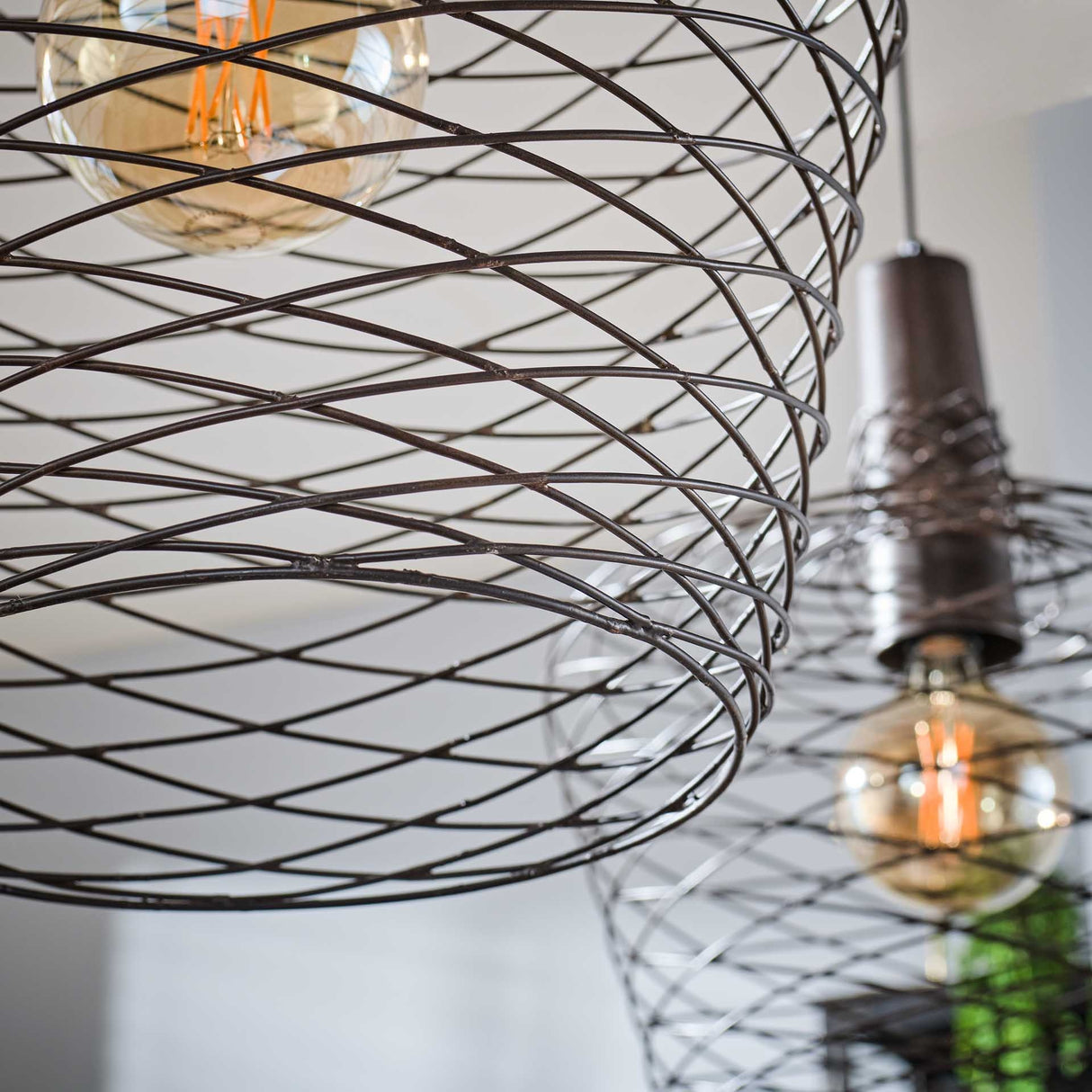 Hanging lamp Luki DH Interior Copper LxWxH 95x49x45 Metal Atmospheric photo detail