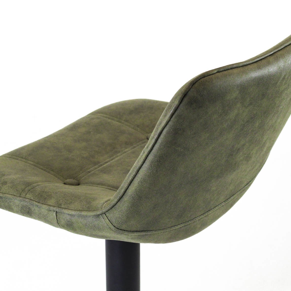 Barstool Keston Dimehouse Green LxWxH 82x52x39 Microfiber White photo detail