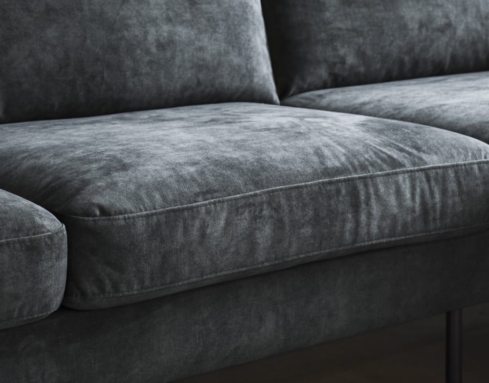 Sofa Gaya DeGeBe Anthracite Fabric Atmospheric photo detail