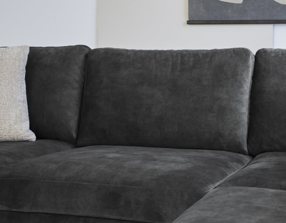Sofa Gaya DeGeBe Anthracite Fabric Atmospheric photo detail