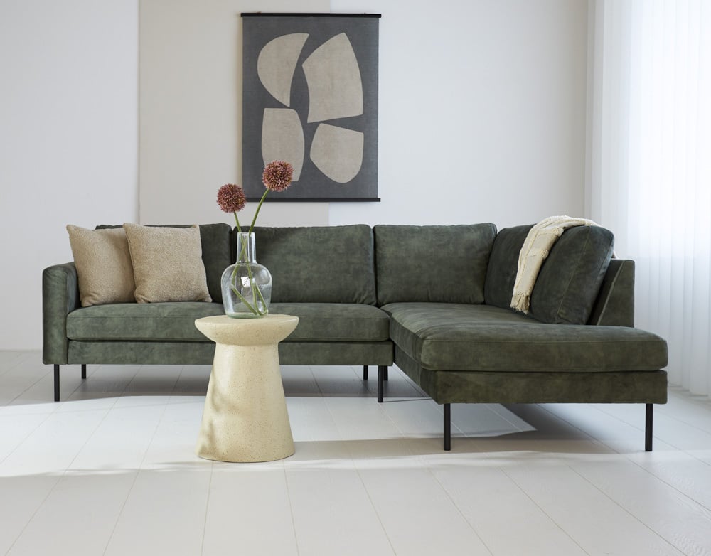 Sofa Gaya DeGeBe Green Fabric Atmospheric photo front view