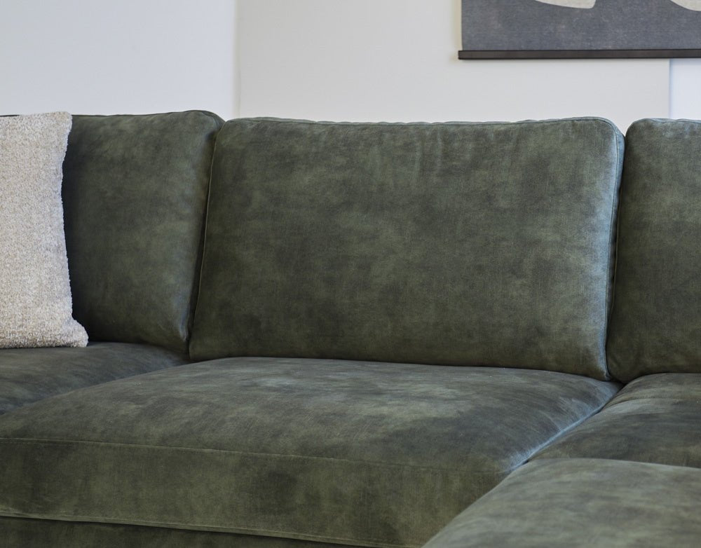 Sofa Gaya DeGeBe Green Fabric Atmospheric photo detail