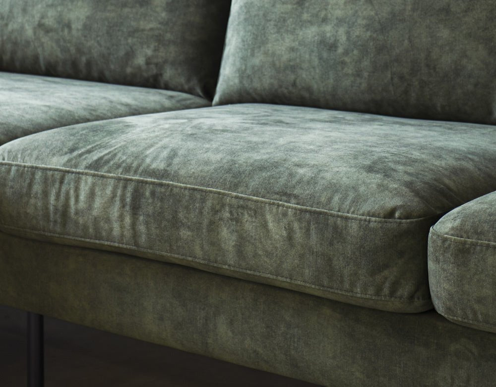 Sofa Gaya DeGeBe Green Fabric Atmospheric photo detail
