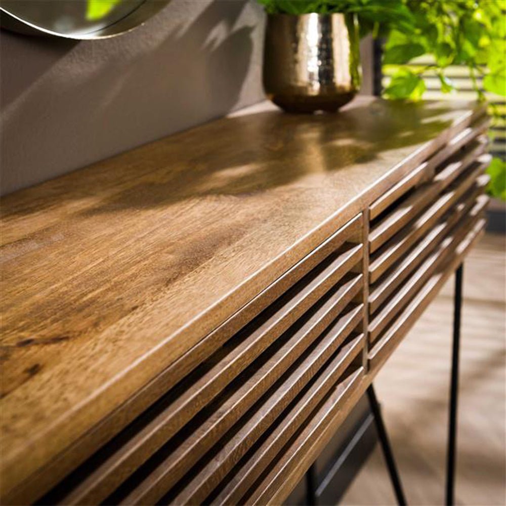 Dressing table Hans DH Interior Mango LxWxH 126x27x26 Mango wood Atmospheric photo detail