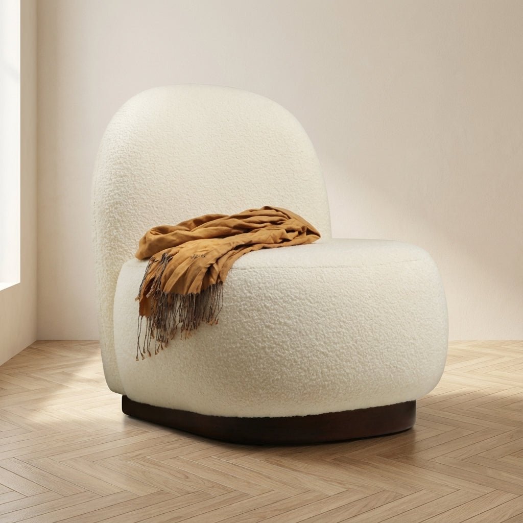 Fauteuil bouclé - Dimehouse