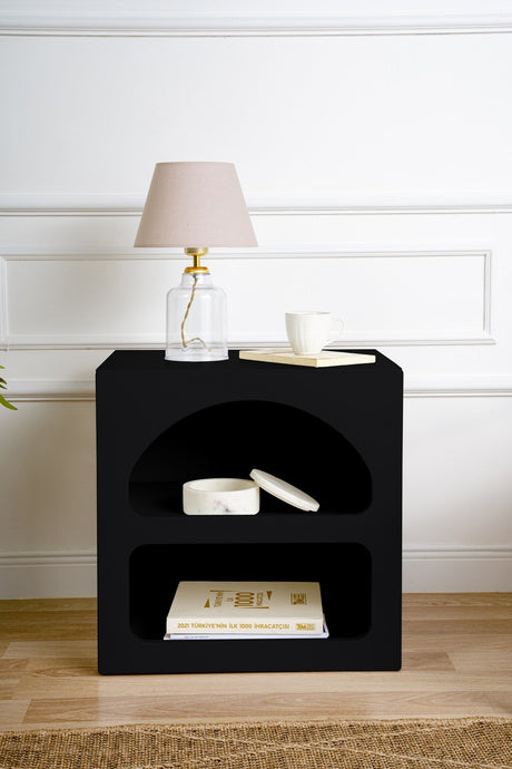 Zwarte Nachtkastjes - Dimehouse
