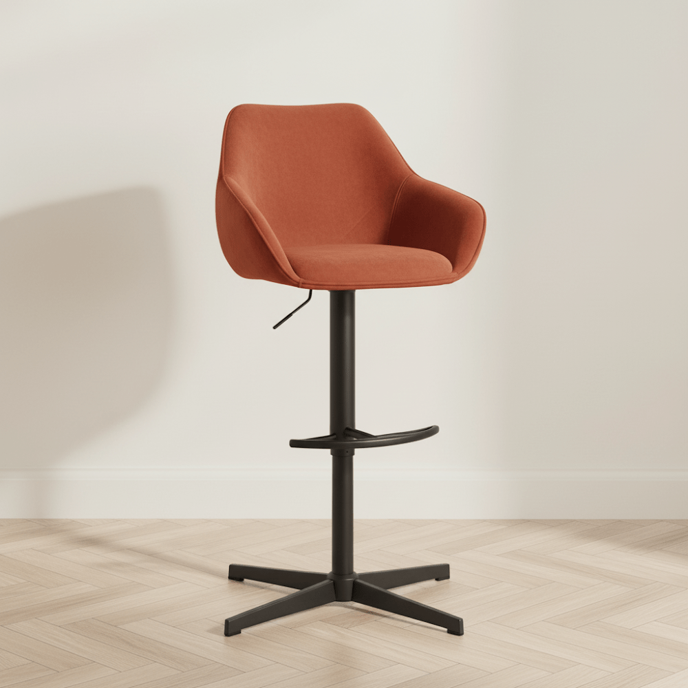 Velvet barkruk - Dimehouse