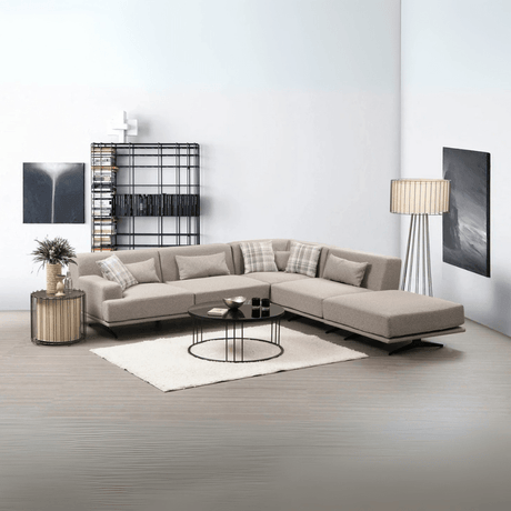 Hoekbank Rechts Bentley Beige