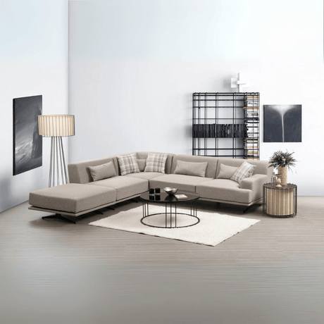 Hoekbank Links Bentley Beige