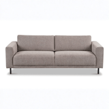Modern 3-seater Taupe Fabric Sofa Aniko 213x90x78 cm 
