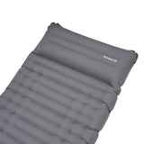 Air mattress 1 person with built-in inflation system 205x67x10 cm Dimehouse Gray LxWxH 23x15x15 Nylon White photo detail