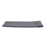Air mattress 1 person with built-in inflation system 205x67x10 cm Dimehouse Gray LxWxH 23x15x15 Nylon White photo side view