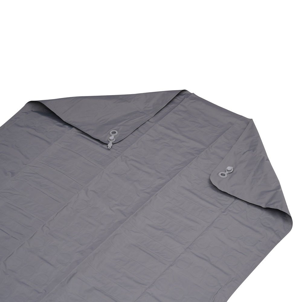 Air mattress 1 person with built-in inflation system 205x67x10 cm Dimehouse Gray LxWxH 23x15x15 Nylon White photo detail