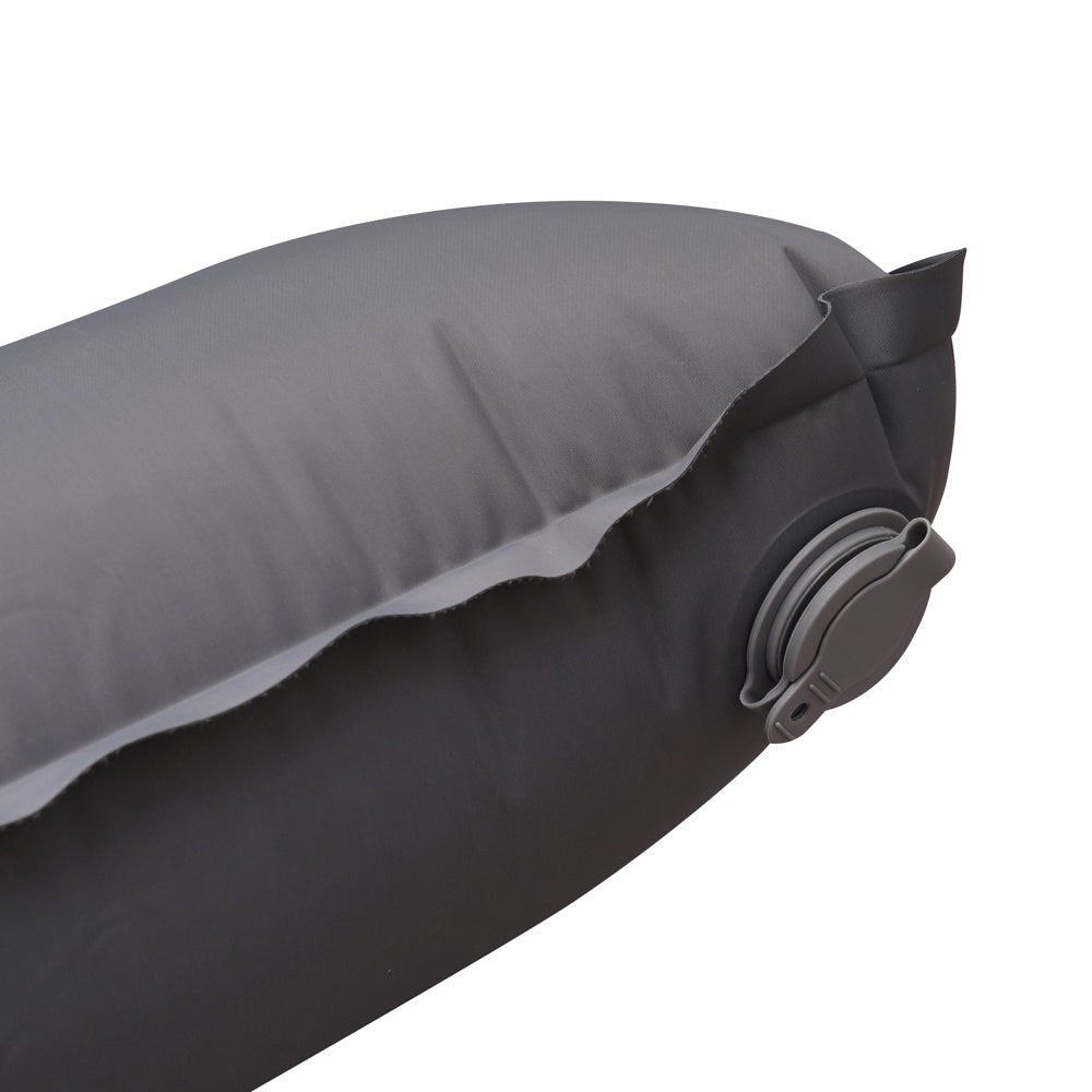 Air mattress 1 person with built-in inflation system 205x67x10 cm Dimehouse Gray LxWxH 23x15x15 Nylon White photo detail