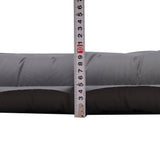 Air mattress 1 person with built-in inflation system 205x67x10 cm Dimehouse Gray LxWxH 23x15x15 Nylon White photo detail
