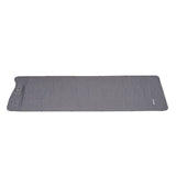 Air mattress 1 person with built-in inflation system 205x67x10 cm Dimehouse Gray LxWxH 23x15x15 Nylon White photo side view