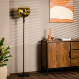Floor lamps - Floor lamp Nala 1 - light glass gold - Dimehouse