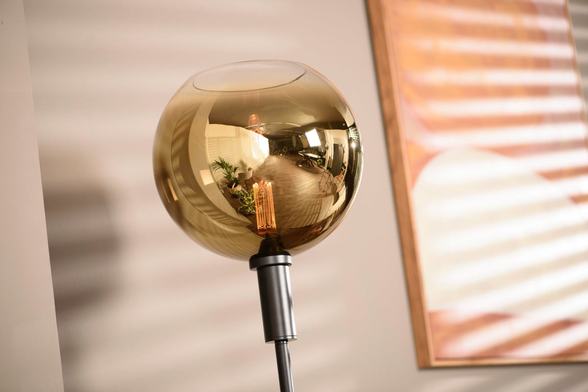 Floor lamps - Floor lamp Nala 1 - light glass gold - Dimehouse