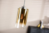 Ceiling lamp Celia glass gold 