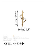 Wall lamp Gold Metal Opulent 