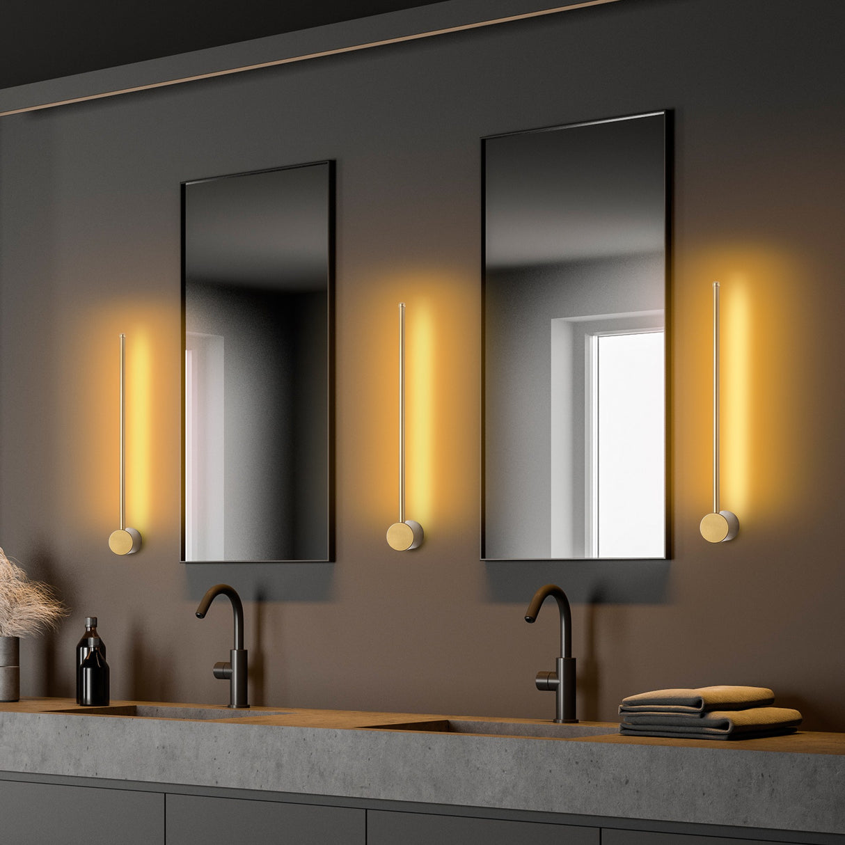 Wall lamp Gold 62 cm Metal Vortex 