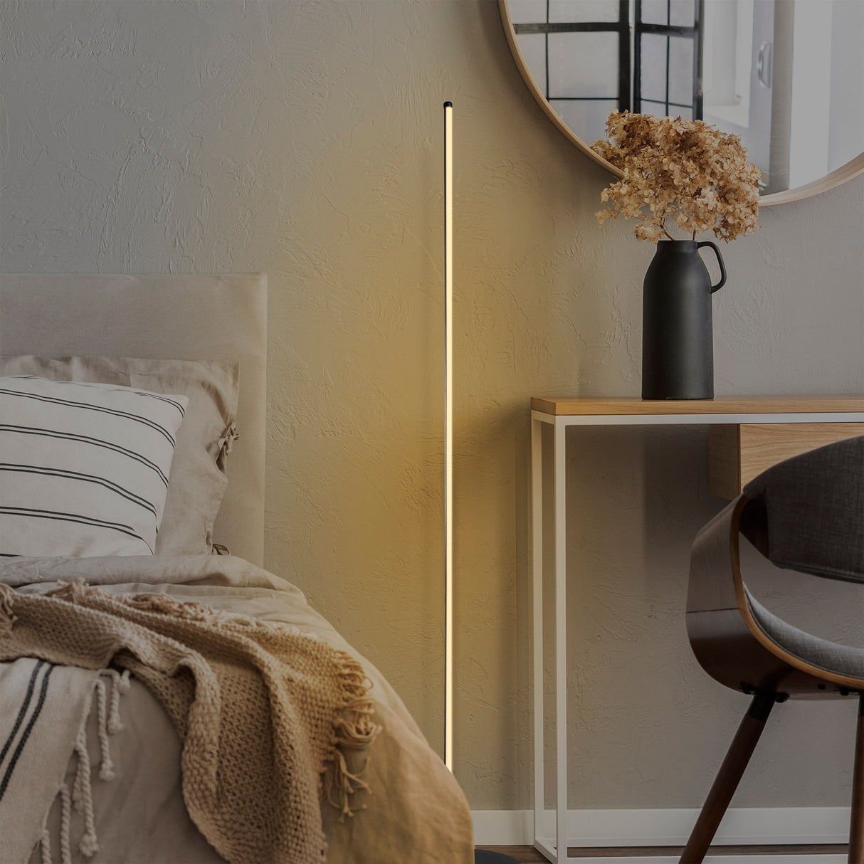 Black Metal Floor Lamp Sylvan 