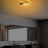 Ceiling lamp Black Metal Lunaris 