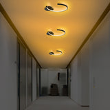 Ceiling lamp Black Metal Lunaris 