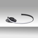 Ceiling lamp Black Metal Lunaris 